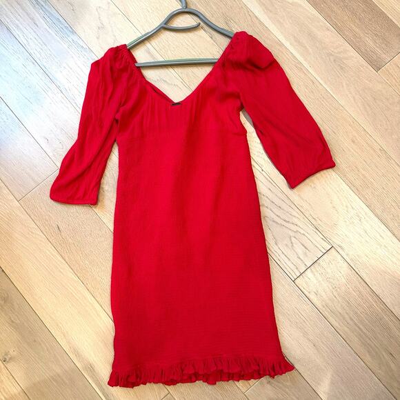 Women’s Billabong Amalfi Night Red Mini Dress – Size Small (NWOT) - Picture 9 of 9